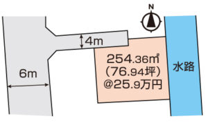 岡山市北区平野　土地　1990万円　ミサワホーム
